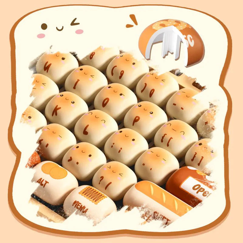WonderBun Toasted Bread Mechanical Keyboard