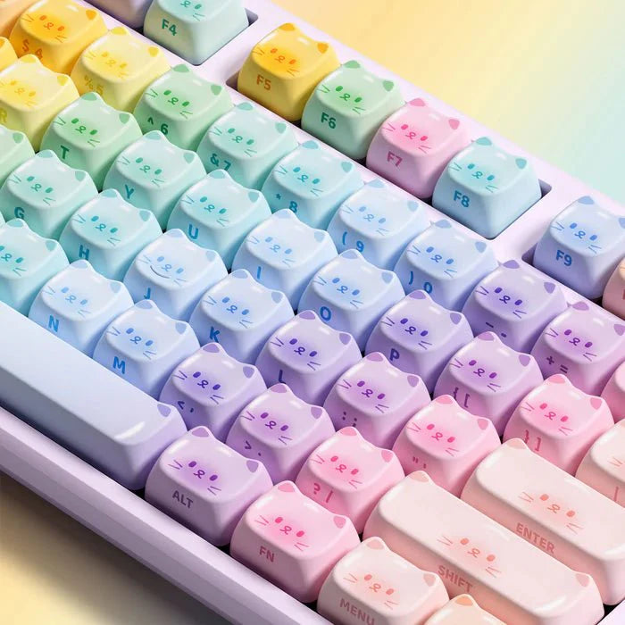 Colorful Cats Mechanical Keyboard
